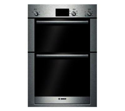 BOSCH  Exxcel HBM13B550B Electric Double Oven - Brushed Steel